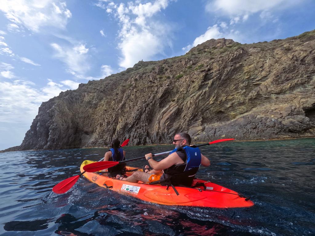 Ruta Embarcadero de Los Escullos kayak cabo de gata